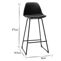 Tabourets De Bar Design Noirs Pieds Métal 65 Cm (lot De 2) FRANZ 16 Tabourets De Bar Design Noirs Pieds Métal 65 Cm (lot De 2) FRANZ -Boutique Miliboo tabourets de bar design noirs pieds metal 65 cm lot de 2 franz 47160 601285423744e 1200 675
