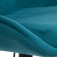 Tabourets De Bar Design Réglables Velours Bleu Pétrole (lot De 2) HOLO -Boutique Miliboo tabourets de bar design reglables velours bleu petrole lot de 2 holo 48906 603fab37e8b0f 1200 675