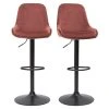 Tabourets De Bar Design Réglables Velours Rouge Tomette (lot De 2) HOLO 2 Tabourets De Bar Design Réglables Velours Rouge Tomette (lot De 2) HOLO -Boutique Miliboo tabourets de bar design reglables velours rouge tomette lot de 2 holo 51852 62b96f8ecdc6d 1200 675