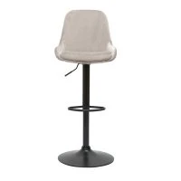Tabourets De Bar Design Réglables Velours Taupe (lot De 2) HOLO -Boutique Miliboo tabourets de bar design reglables velours taupe lot de 2 holo 51850 63db7aafe64db 1200 675