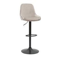 Tabourets De Bar Design Réglables Velours Taupe (lot De 2) HOLO -Boutique Miliboo tabourets de bar design reglables velours taupe lot de 2 holo 51850 63db7ab3a1342 1200 675