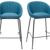 Tabourets De Bar Design Tissu Bleu Canard 65 Cm (lot De 2) SHERU 1 Tabourets De Bar Design Tissu Bleu Canard 65 Cm (lot De 2) SHERU -Boutique Miliboo tabourets de bar design tissu bleu canard 65 cm lot de 2 sheru 49588 61603b9c3ec62 1200 675