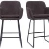Tabourets De Bar Effet Velours Gris Foncé H65 Cm (lot De 2) AMIKA 2 Tabourets De Bar Effet Velours Gris Foncé H65 Cm (lot De 2) AMIKA -Boutique Miliboo tabourets de bar effet velours gris fonce h65 cm lot de 2 amika 50519 61d6fc42a8c29 1200 675