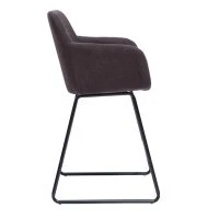 Tabourets De Bar Effet Velours Gris Foncé H65 Cm (lot De 2) AMIKA -Boutique Miliboo tabourets de bar effet velours gris fonce h65 cm lot de 2 amika 50519 61d6fc5b36fcd 1200 675