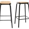 Tabourets De Bar Empilables Noir Et Bois Foncé H65 Cm (lot De 2) MEMPHIS 1 Tabourets De Bar Empilables Noir Et Bois Foncé H65 Cm (lot De 2) MEMPHIS -Boutique Miliboo tabourets de bar empilables noir et bois fonce h65 cm lot de 2 memphis 41761 63b3fe877da34 1200 675