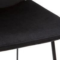 Tabourets De Bar Fixes En Tissu Velours Noir Pieds Métal Noir H65 (lot De 2) KAOLY -Boutique Miliboo tabourets de bar fixes en tissu velours noir pieds metal noir h65 lot de 2 kaoly 51945 62d57c698eb1e 1200 675