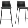 Tabourets De Bar Fixes Noirs Aspect Vieilli Et Métal Noir H75 (lot De 2) HAROLD 2 Tabourets De Bar Fixes Noirs Aspect Vieilli Et Métal Noir H75 (lot De 2) HAROLD -Boutique Miliboo tabourets de bar fixes noirs aspect vieilli et metal noir h75 lot de 2 harold 52694 634d2fc15f969 1200 675