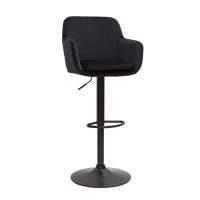 Tabourets De Bar Réglables En Velours Noir Et Métal (lot De 2) AMIKA 11 Tabourets De Bar Réglables En Velours Noir Et Métal (lot De 2) AMIKA -Boutique Miliboo tabourets de bar reglables en velours noir et metal lot de 2 amika 52687 631898f5db81e 1200 675