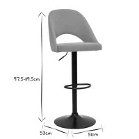 Tabourets De Bar Relevables Tissu Effet Velours Texturé Jaune Et Métal Noir (lot De 2) COSETTE -Boutique Miliboo tabourets de bar relevables tissu effet velours texture jaune et metal noir lot de 2 cosette 52088 62b5bf91d67f7 1200 675