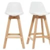 Tabourets De Bar Scandinaves Blanc Et Bois 65 Cm (lot De 2) MINI PAULINE -Boutique Miliboo tabourets de bar scandinaves blanc et bois 65 cm lot de 2 mini pauline 42536 5bb764569bd89 1200 675