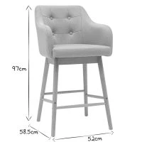 Tabourets De Bar Scandinaves Gris Clair Et Bois H65 Cm (lot De 2) BALTIK 16 Tabourets De Bar Scandinaves Gris Clair Et Bois H65 Cm (lot De 2) BALTIK -Boutique Miliboo tabourets de bar scandinaves gris clair et bois h65 cm lot de 2 baltik 48412 5f4fba9e16946 1200 675