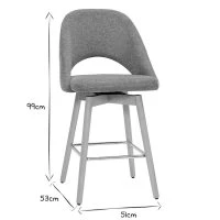 Tabourets De Bar Scandinaves Tissu Effet Velours Texturé Gris Et Hévéa Massif 65 Cm (lot De 2) COSETTE 14 Tabourets De Bar Scandinaves Tissu Effet Velours Texturé Gris Et Hévéa Massif 65 Cm (lot De 2) COSETTE -Boutique Miliboo tabourets de bar scandinaves tissu effet velours texture gris et hevea massif 65 cm lot de 2 cosette 52081 62b5ad19eeeba 1200 675