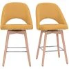 Tabourets De Bar Scandinaves Tissu Effet Velours Texturé Jaune Et Hévéa Massif 65 Cm (lot De 2) COSETTE 2 Tabourets De Bar Scandinaves Tissu Effet Velours Texturé Jaune Et Hévéa Massif 65 Cm (lot De 2) COSETTE -Boutique Miliboo tabourets de bar scandinaves tissu effet velours texture jaune et hevea massif 65 cm lot de 2 cosette 52082 62b597185a299 1200 675