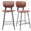 Tabourets De Bar Vintage Marron Clair Avec Pieds Métal 65 Cm (lot De 2) LAB 1 Tabourets De Bar Vintage Marron Clair Avec Pieds Métal 65 Cm (lot De 2) LAB -Boutique Miliboo tabourets de bar vintage marron clair avec pieds metal 65 cm lot de 2 lab 45225 5c41d67e0c06e 1200 675