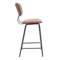 Tabourets De Bar Vintage Marron Clair Avec Pieds Métal 65 Cm (lot De 2) LAB -Boutique Miliboo tabourets de bar vintage marron clair avec pieds metal 65 cm lot de 2 lab 45225 5c41d68409d32 1200 675