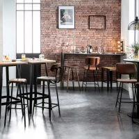 Tabourets De Bar Vintage Marron Clair Avec Pieds Métal 65 Cm (lot De 2) LAB -Boutique Miliboo tabourets de bar vintage marron clair avec pieds metal 65 cm lot de 2 lab 45225 5c9deb910861d 1200 675