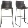 Tabourets De Bar Vintage Noirs 73 Cm (lot De 2) NEW ROCK