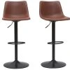 Tabourets De Bar Vintage Réglables Pivotants Marron Clair (lot De 2) NEW ROCK -Boutique Miliboo tabourets de bar vintage reglables pivotants marron clair lot de 2 new rock 48499 5f735d34a34ad 1200 675