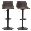 Tabourets De Bar Vintage Réglables Pivotants Marron (lot De 2) NEW ROCK 2 Tabourets De Bar Vintage Réglables Pivotants Marron (lot De 2) NEW ROCK -Boutique Miliboo tabourets de bar vintage reglables pivotants marron lot de 2 new rock 48497 5f7358e731aaa 1200 675