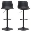 Tabourets De Bar Vintage Réglables Pivotants Noirs (lot De 2) NEW ROCK -Boutique Miliboo tabourets de bar vintage reglables pivotants noirs lot de 2 new rock 48498 5f735b75767fa 1200 675