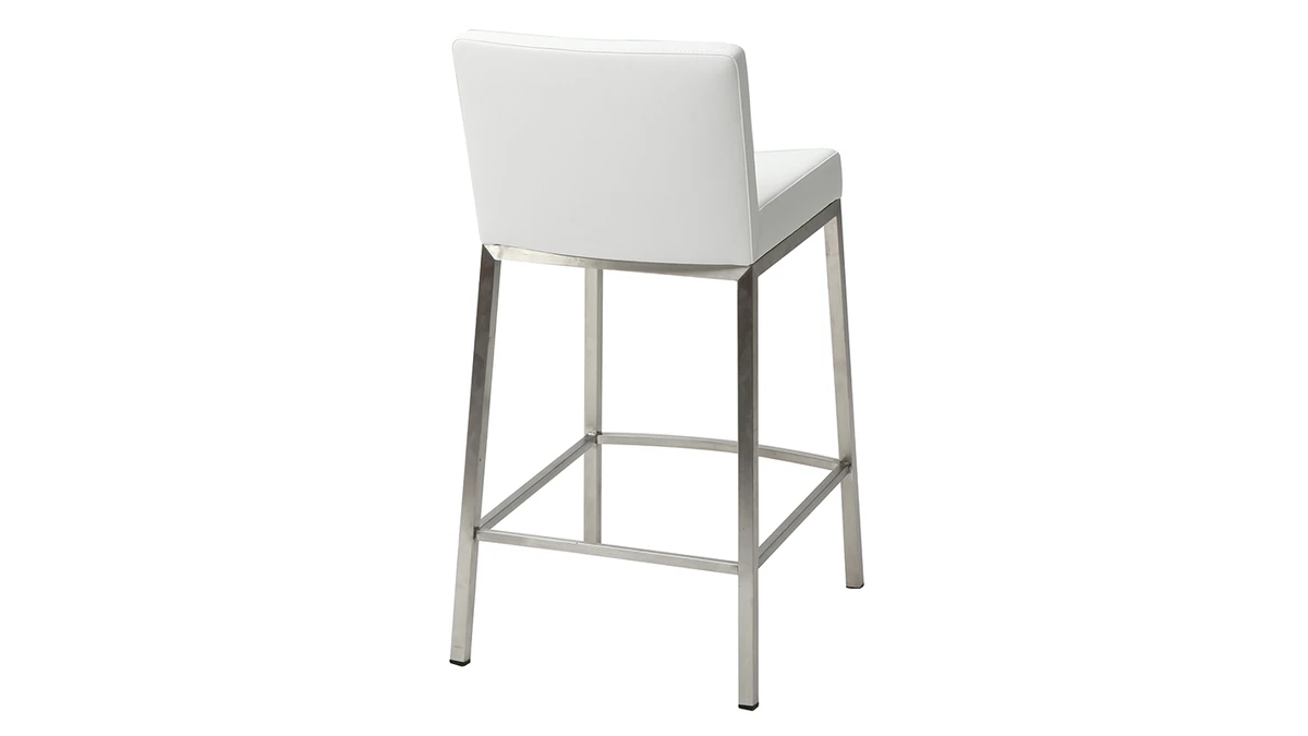 Tabourets Design Blanc H66 Cm (lot De 2) EPSILON 6 Tabourets Design Blanc H66 Cm (lot De 2) EPSILON – Image 4