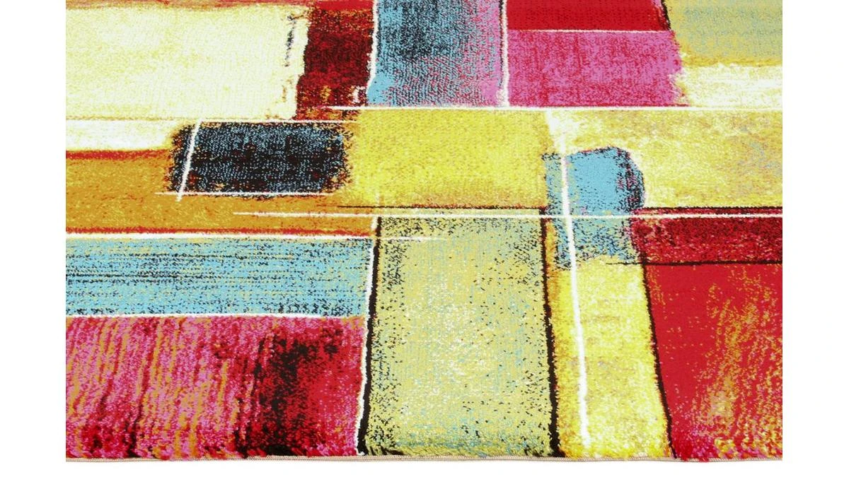 Tapis à Motif Multicolore 160 X 230 Cm CANDY 5 Tapis à Motif Multicolore 160 X 230 Cm CANDY – Image 3