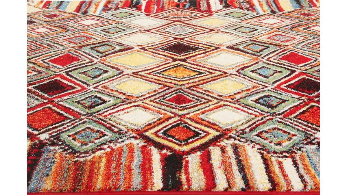 Tapis à Motifs Multicolore 160 X 230 Cm HOLI 6 Tapis à Motifs Multicolore 160 X 230 Cm HOLI – Image 4