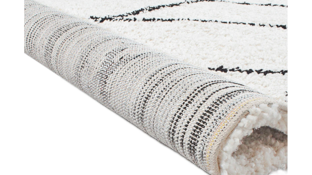 Tapis Berbere écru 160 X 230 Cm ZELIA 6 Tapis Berbere écru 160 X 230 Cm ZELIA – Image 4