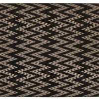 Tapis Chevrons Noir Et Naturel 160 X 230 Cm MISSO