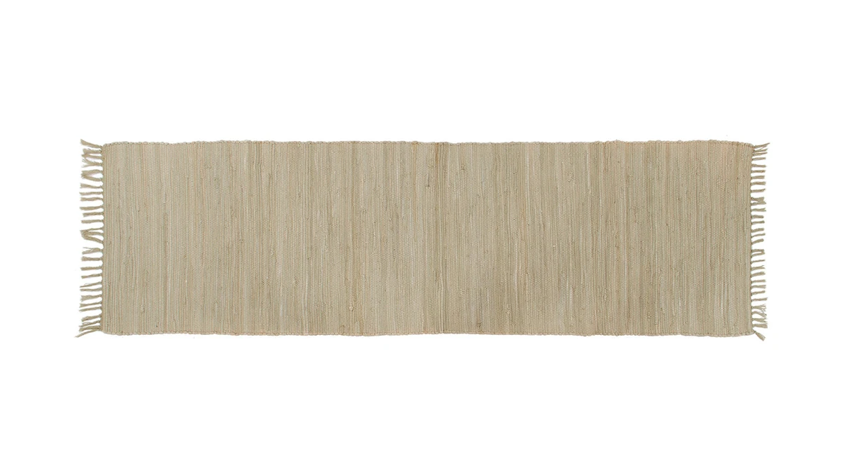 Tapis De Couloir Coloris Naturel 60 X 200 Cm AUBAGNE 3 Tapis De Couloir Coloris Naturel 60 X 200 Cm AUBAGNE