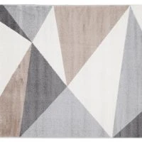 Tapis Design Blanc, Beige Et Gris 160 X 230 Cm TAPEZI