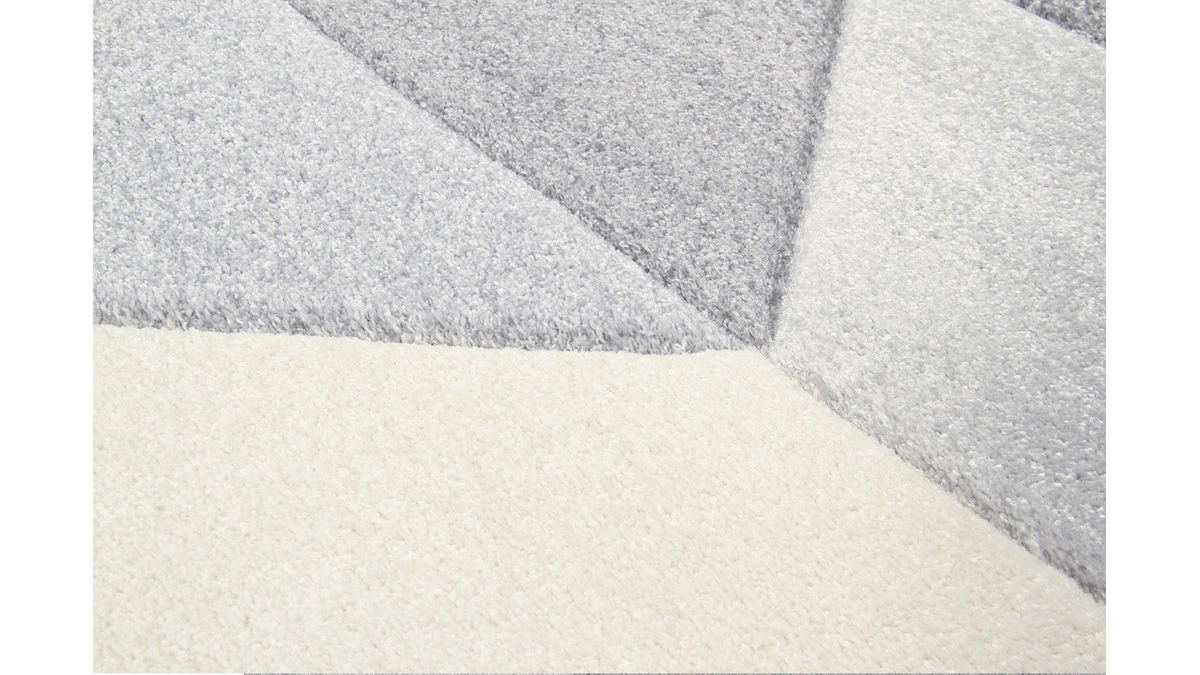 Tapis Design Gris 160 X 230 Cm NAVETTE 5 Tapis Design Gris 160 X 230 Cm NAVETTE – Image 3