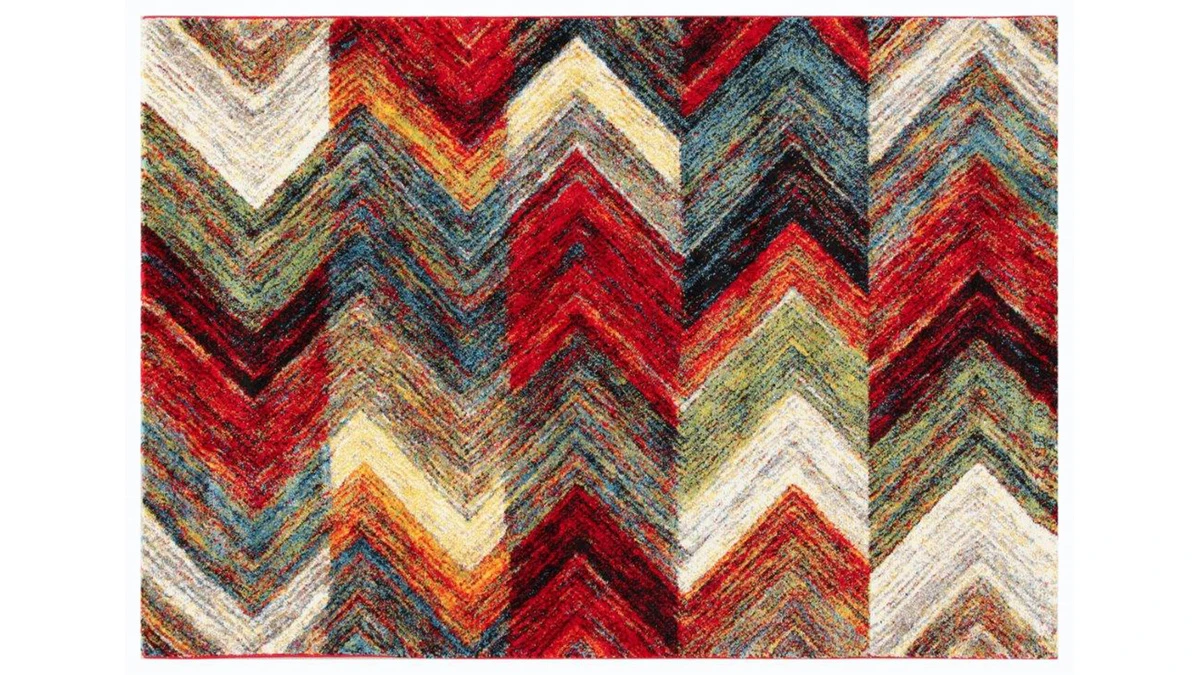 Tapis Design Multicolore 160 X 230 Cm CHEROKEE 3 Tapis Design Multicolore 160 X 230 Cm CHEROKEE
