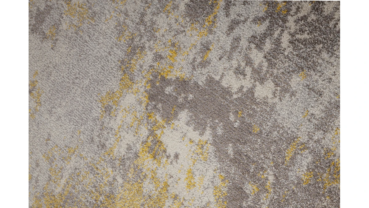 Tapis écru Et Jaune 160 X 230 Cm CAPS 4 Tapis écru Et Jaune 160 X 230 Cm CAPS – Image 2