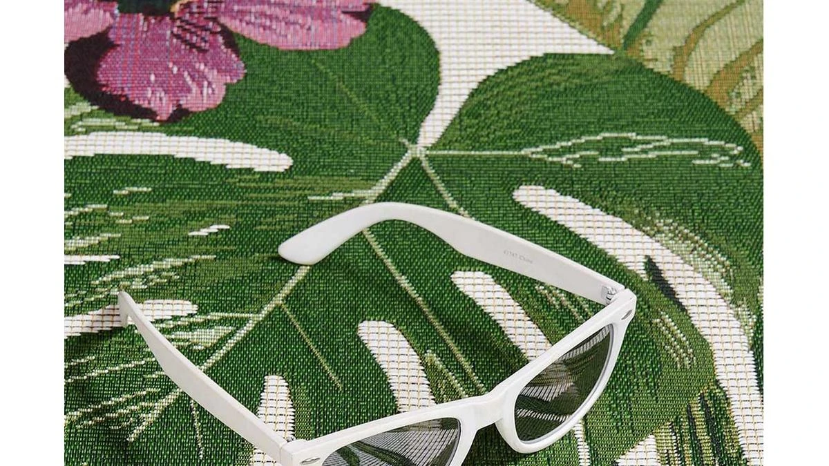 Tapis Intérieur Extérieur à Motifs Multicolore 160 X 230 Cm TAHIA 4 Tapis Intérieur Extérieur à Motifs Multicolore 160 X 230 Cm TAHIA – Image 2