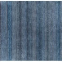 Tapis Moderne à Motifs Bleus 160 X 230 Cm INDIGO