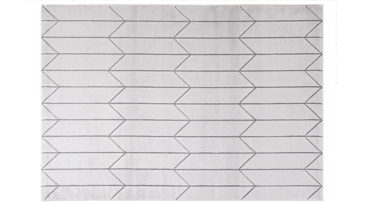 Tapis Moderne Gris Avec Motif Graphique ARROWS 3 Tapis Moderne Gris Avec Motif Graphique ARROWS