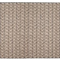Tapis Moderne Naturel Avec Motif Graphique Noir 160 X 230 Cm ETNICA