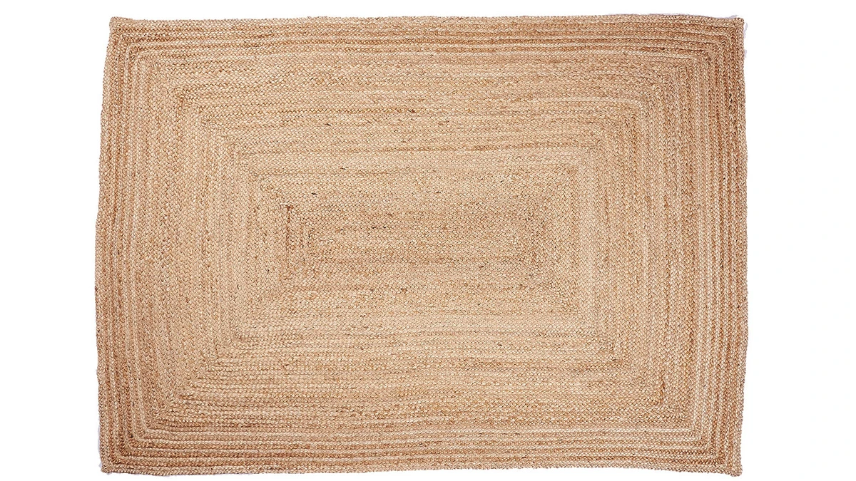 Tapis Naturel En Jute 160 X 230 Cm PALKI 3 Tapis Naturel En Jute 160 X 230 Cm PALKI