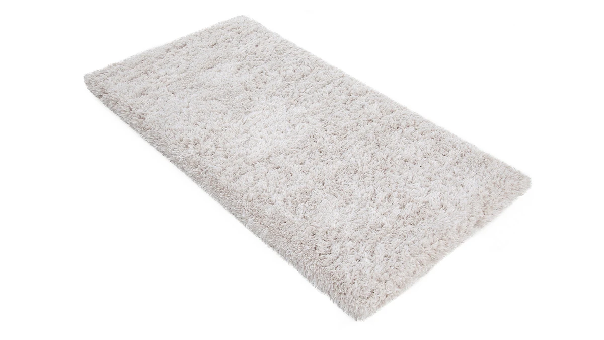 Tapis Recyclé à Poils Longs Coloris Ivoire 160 X 230 Cm AIMEE 5 Tapis Recyclé à Poils Longs Coloris Ivoire 160 X 230 Cm AIMEE – Image 3