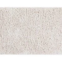 Tapis Recyclé à Poils Longs Coloris Ivoire 60 X 120 Cm AIMEE