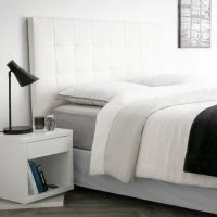 Tête De Lit Capitonnée Blanc Cassé 160 Cm HALCIONA -Boutique Miliboo tete de lit capitonnee blanc casse 160 cm halciona 46980 5dc02efa9a747 1200 675