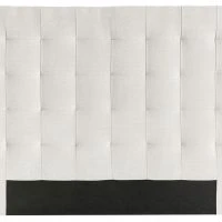 Tête De Lit Capitonnée En Tissu Naturel L140 Cm HALCIONA