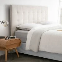 Tête De Lit Capitonnée En Tissu Naturel L140 Cm HALCIONA -Boutique Miliboo tete de lit capitonnee en tissu naturel l140 cm halciona 46974 5dc029766dae9 1200 675