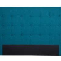 Tête De Lit En Tissu Bleu Canard L170 Cm LUTECE