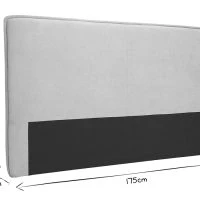 Tête De Lit En Tissu Effet Velours Naturel L175 Cm MARCIA -Boutique Miliboo tete de lit en tissu effet velours naturel l175 cm marcia 50724 637350d1a246b 1200 675