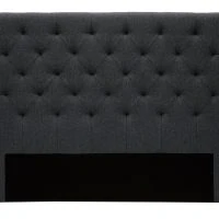 Tête De Lit En Tissu Gris Foncé L140 Cm ENGUERRAND