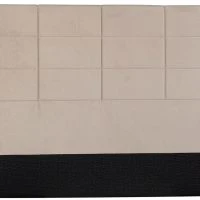 Tête De Lit Moderne En Tissu Velours Taupe L160 Cm ANATOLE