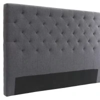 Tête De Lit Tissu Gris Foncé L160 Cm ENGUERRAND 8 Tête De Lit Tissu Gris Foncé L160 Cm ENGUERRAND -Boutique Miliboo tete de lit tissu gris fonce l160 cm enguerrand 42686 5bbcc6c823e50 1200 675